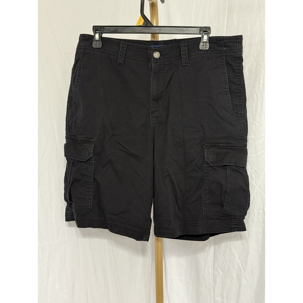 George Men's Black Cargo Shorts Size 34‎